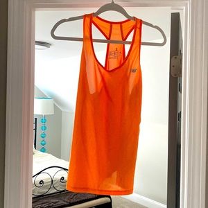 New Balance orange workout top